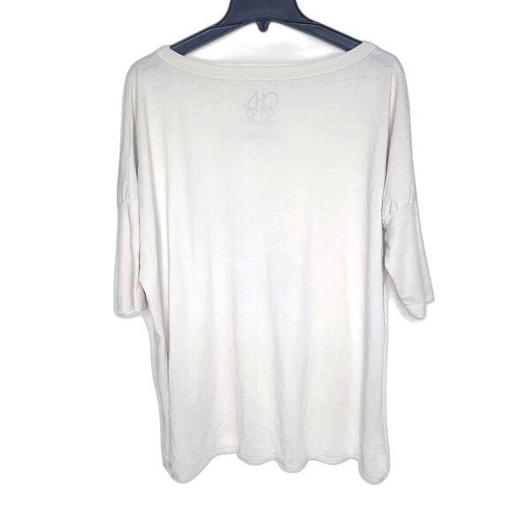 Chaser Bohemian Mandala Tee Cream Size Medium NEW - Picture 2 of 5